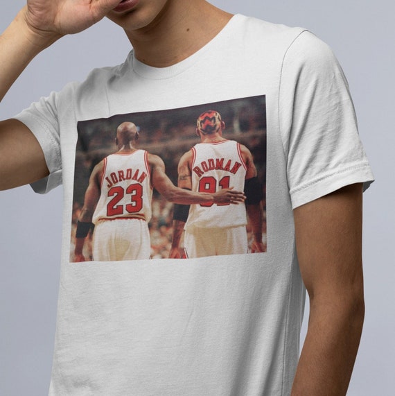 Jordan and Rodman Champ T shirt Dennis Rodman T shirt Rodman