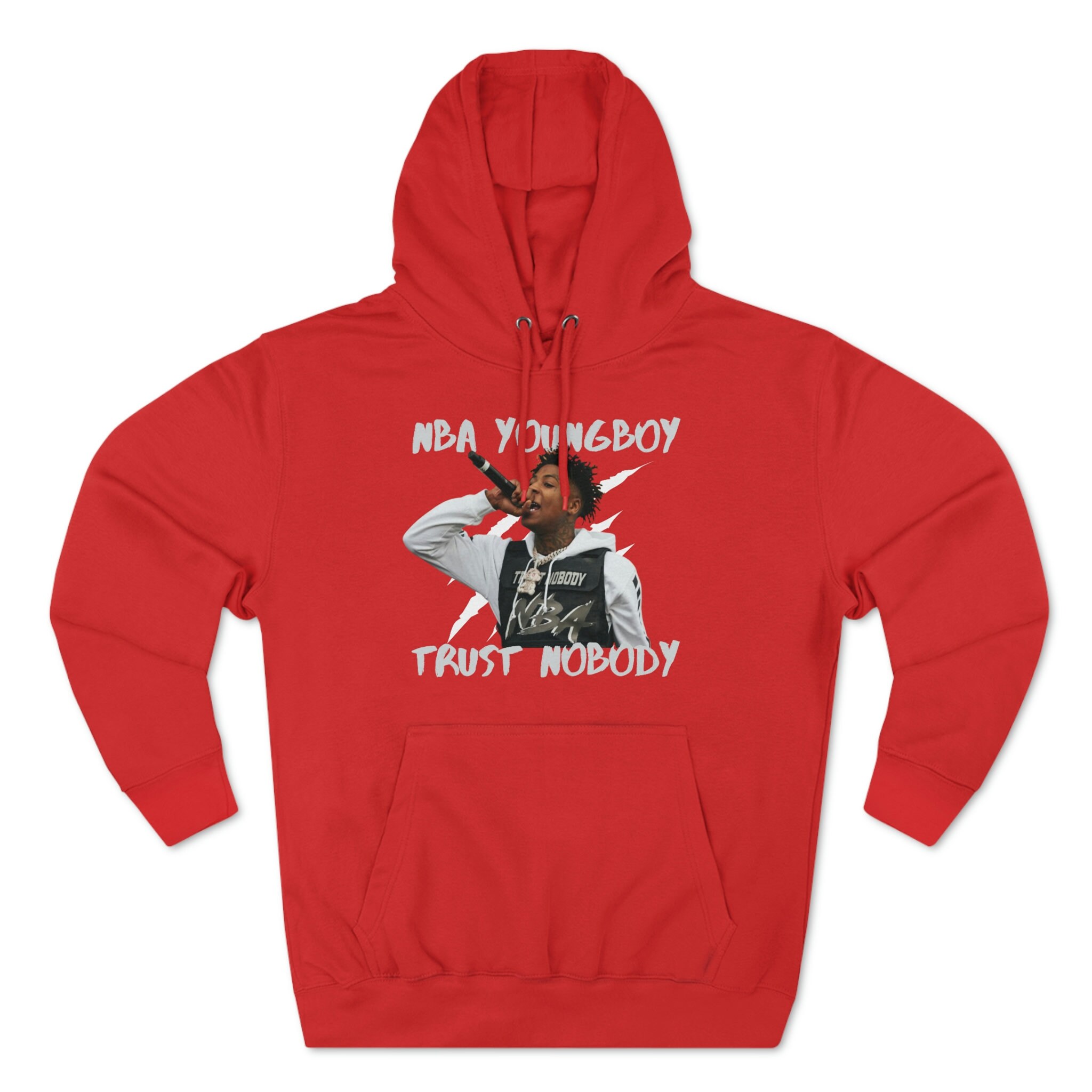 Red nba shop youngboy hoodie