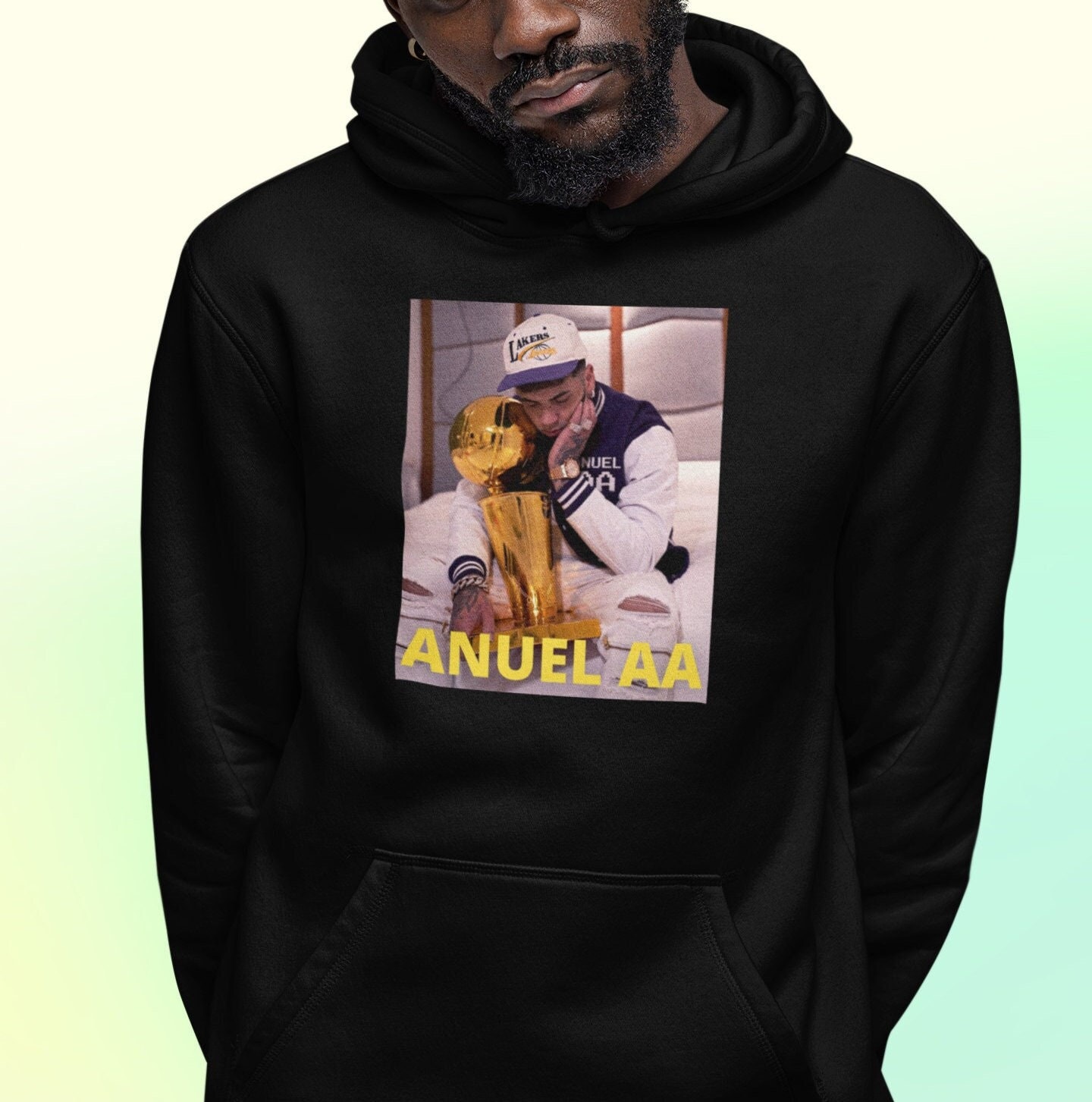 Sudadera con capucha Anuel AA Campeon Sudadera con - Etsy México