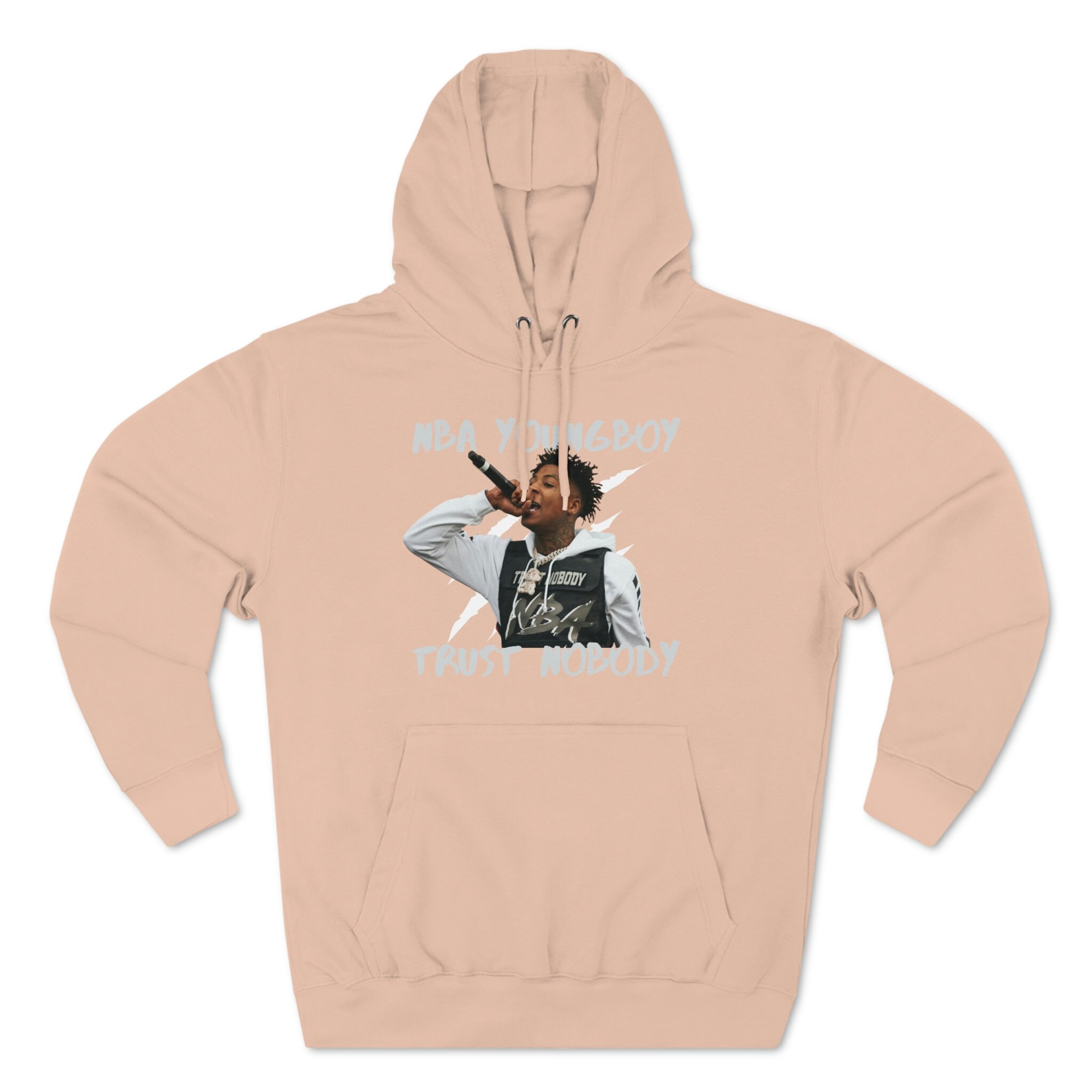 Nba youngboy hoodie pink sales