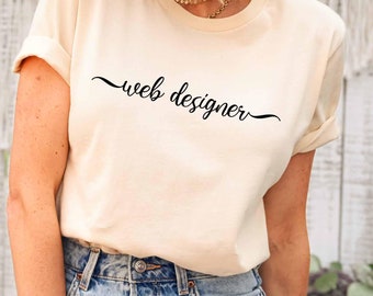 Web Designer T-Shirt, Cotton Unisex Fit