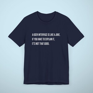 user interface coding shirt