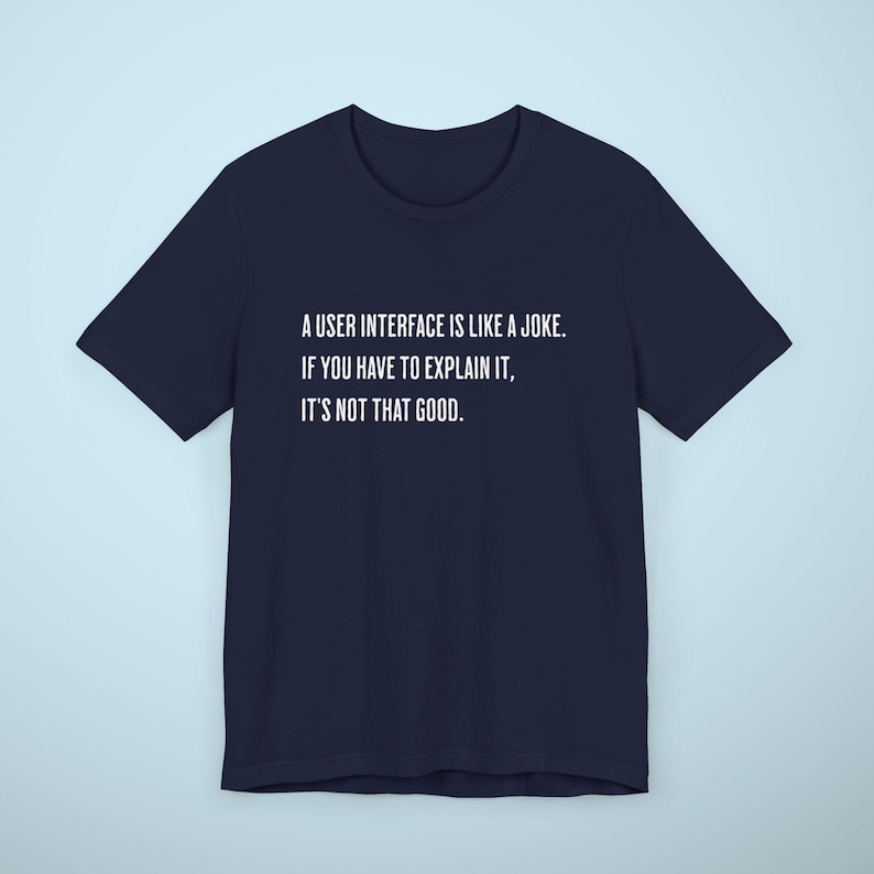 user interface coding shirt