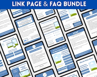 Digital Product Download Instruction Template |  Etsy Digital Sellers Link Pages | How to Download A Digital Product Instructions Template