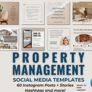 property management social media template bundle
