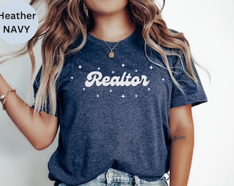 Realtor Sparkle Shirt, Realtor T-Shirt, Realtor Gift Tee, Realtor Tee Shirt, Gift for Real Estate Agent T Shirt, Real Estate Agent Gift