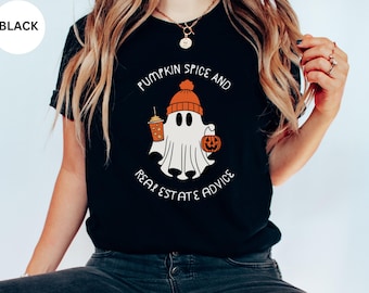 Halloween-t-shirt med pumpakrydda, rolig t-shirt med pumpakrydda