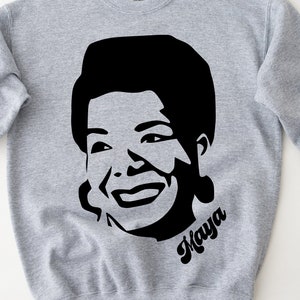 Maya Angelou SVG PNG, Black History Month Svg, Inspirational Svg