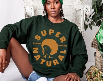 Black Girl Magic SVG: Super Natural Design (Digital Download)