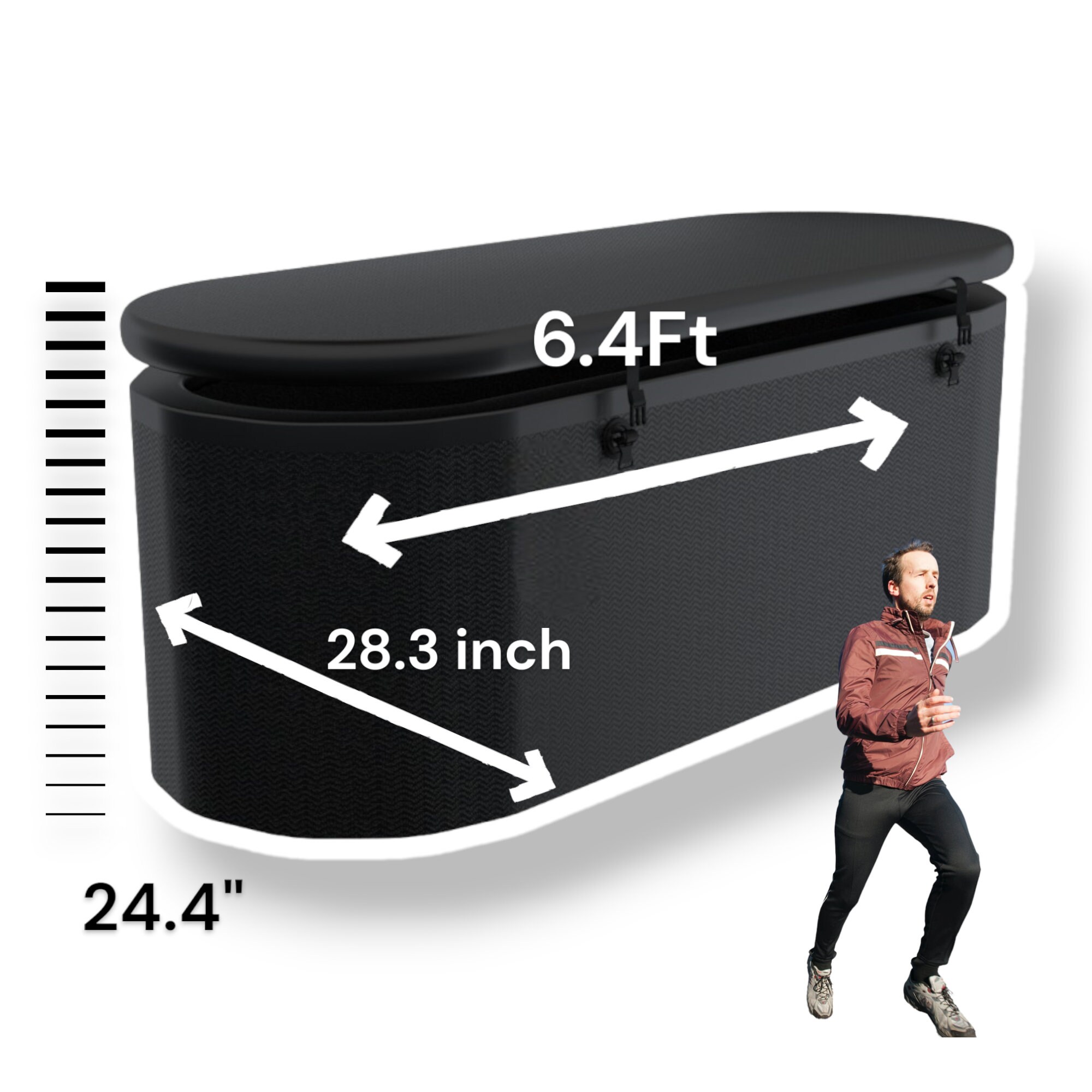 Kalm Ice Bath Cold Plunge Tub With Chiller, 59 OFF