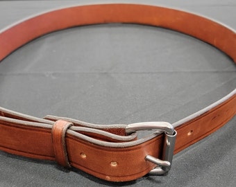 Amish Made Leather Belt