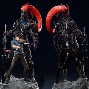 Solo Leveling / Sung Jin-woo / 12K Printed Model Anime Hand Painted Figurine for collectors !!!!!
