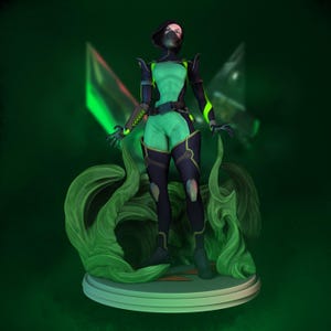 Viper Figure Hand Painted - Valorant Hand Painted Figurine for collectors !!!!!