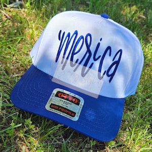 Merica Trucker Hat//America Hat//July 4th Trucker Hat//Patriotic Hat