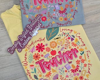 Camiseta gráfica para profesores//Agradecimiento a los profesores//Camiseta para profesores//Camiseta divertida para profesores