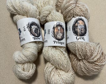 Natural White Alpaca Yarn