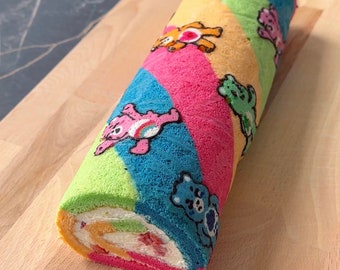 Digital template for Swiss roll Cakes