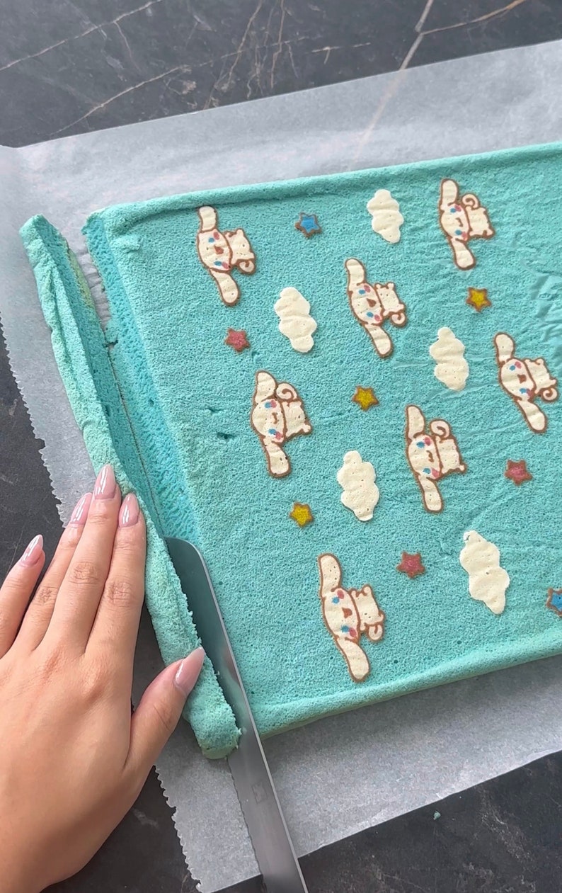 Digital Template for Swiss Roll Cakes Etsy