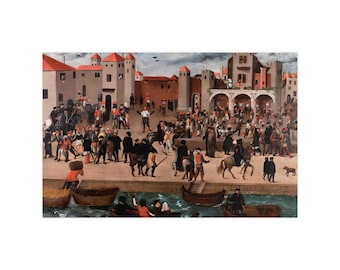 Poster - The King&#39;s Fountain, 16th Century Lisbon