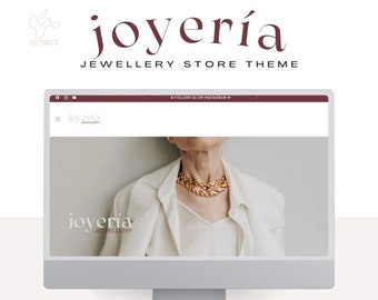 Jewellery Store Shopify Theme CANVA Banners Design E