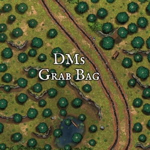 Forest Road Maps, Spielkarte, D&D, Fantasy Map, Dungeons and Dragons, 5e, Roll20, Fantasy Bases, Gießerei, VTT, Digitale Karte
