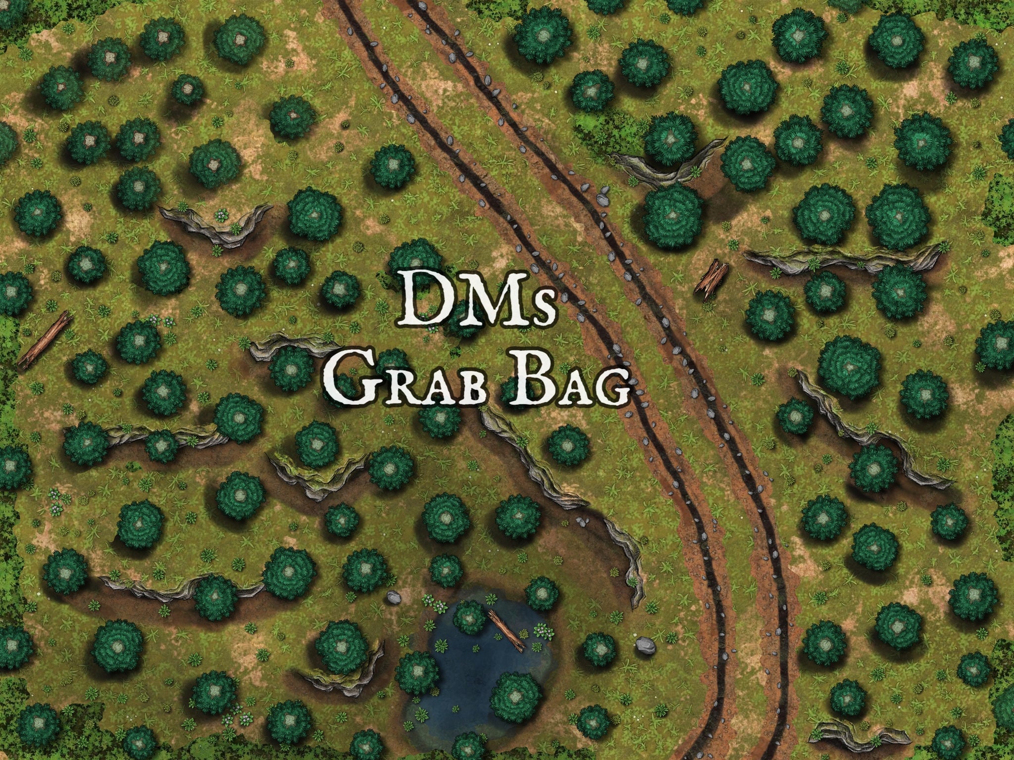 Forest Road Battle Maps Dnd Battle Map D&D Battlemap Etsy UK