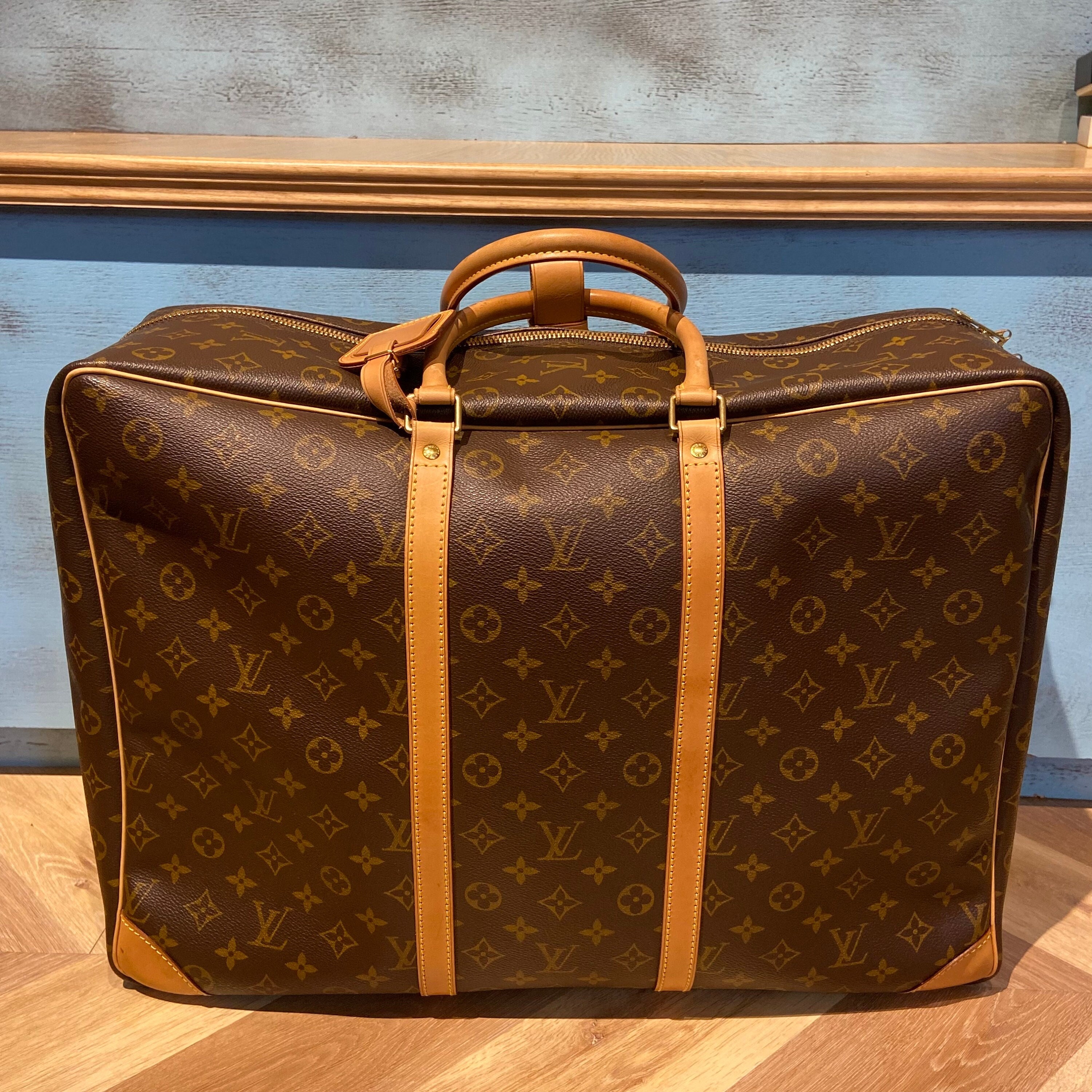 LOUIS VUITTON Sirius 50 Monogram Canvas Suitcase Travel Bag Brown-US