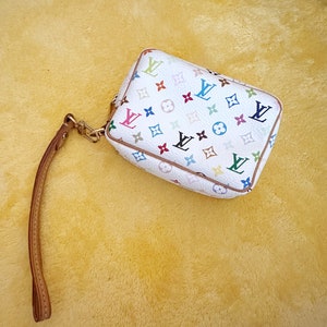 Louis Vuitton White Multi Color Shoulder Bag Mini, Tokyo Roses Vintage