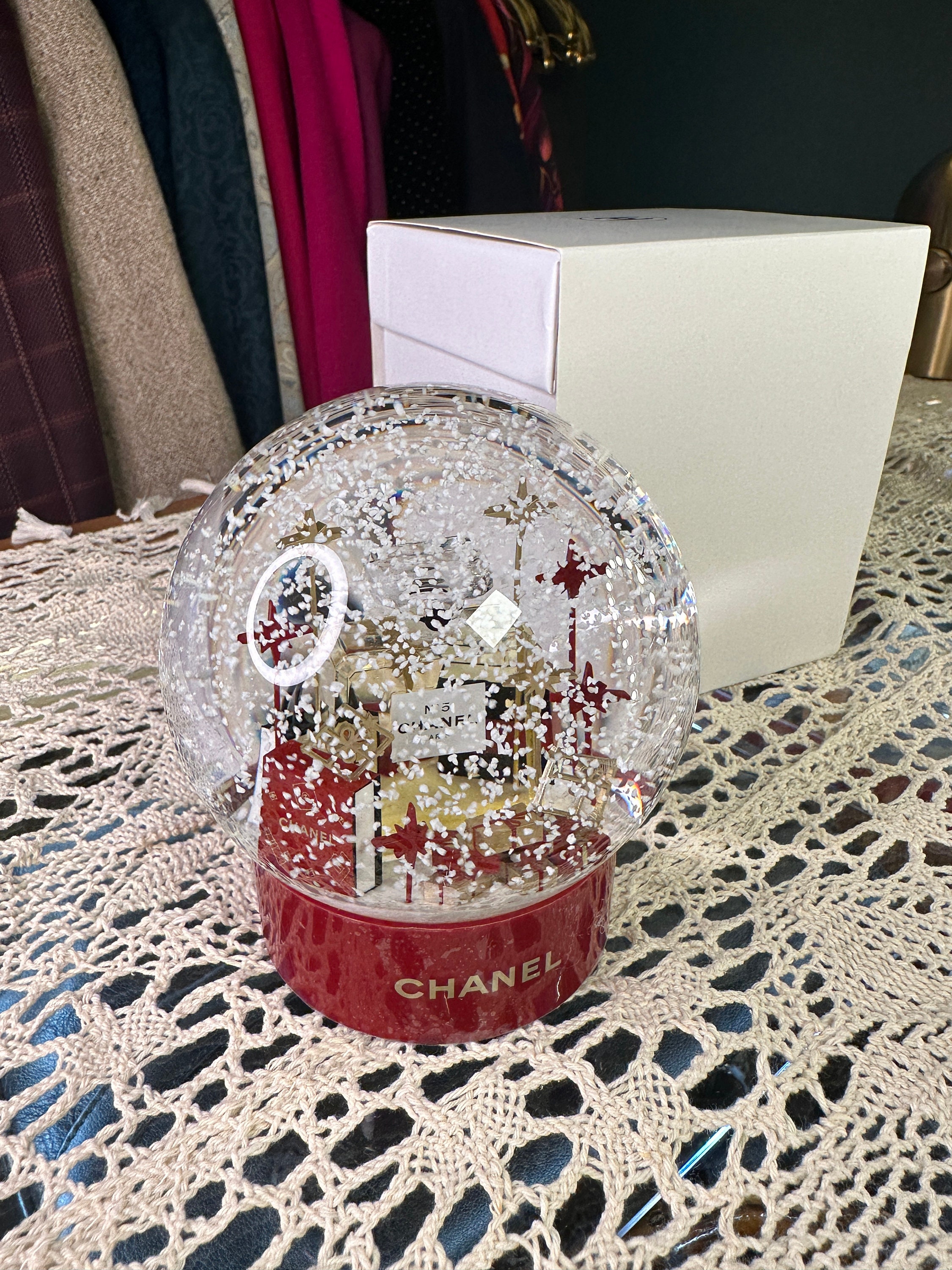 Chanel Glass Lion Snow Globe Chanel