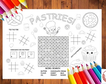 Coloring placemat Popular printables Educational activity Educational printables Educational activities Sunday funday Spring printables