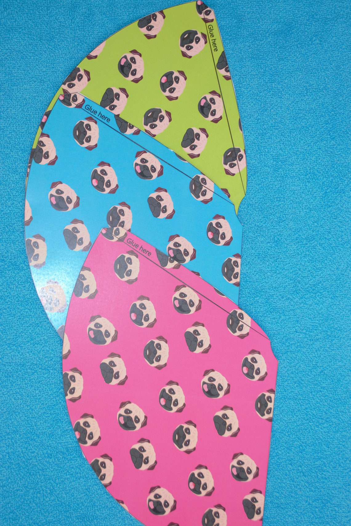 Printable Hat Pug Dog Party Hats, Pug Dog, Party Ideas, Theme Birthday ...