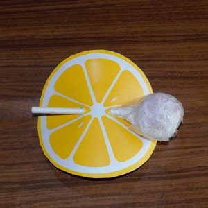 Lemon lollipop Lollipop holder Digital party sucker Printable party lolly Halloween lollipop favor Educational printables Food charm