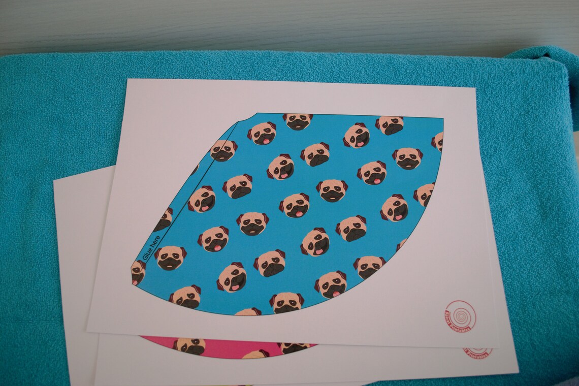 Printable Hat- Pug Dog Party Hats, Pug Dog, Party Ideas, Theme Birthday ...