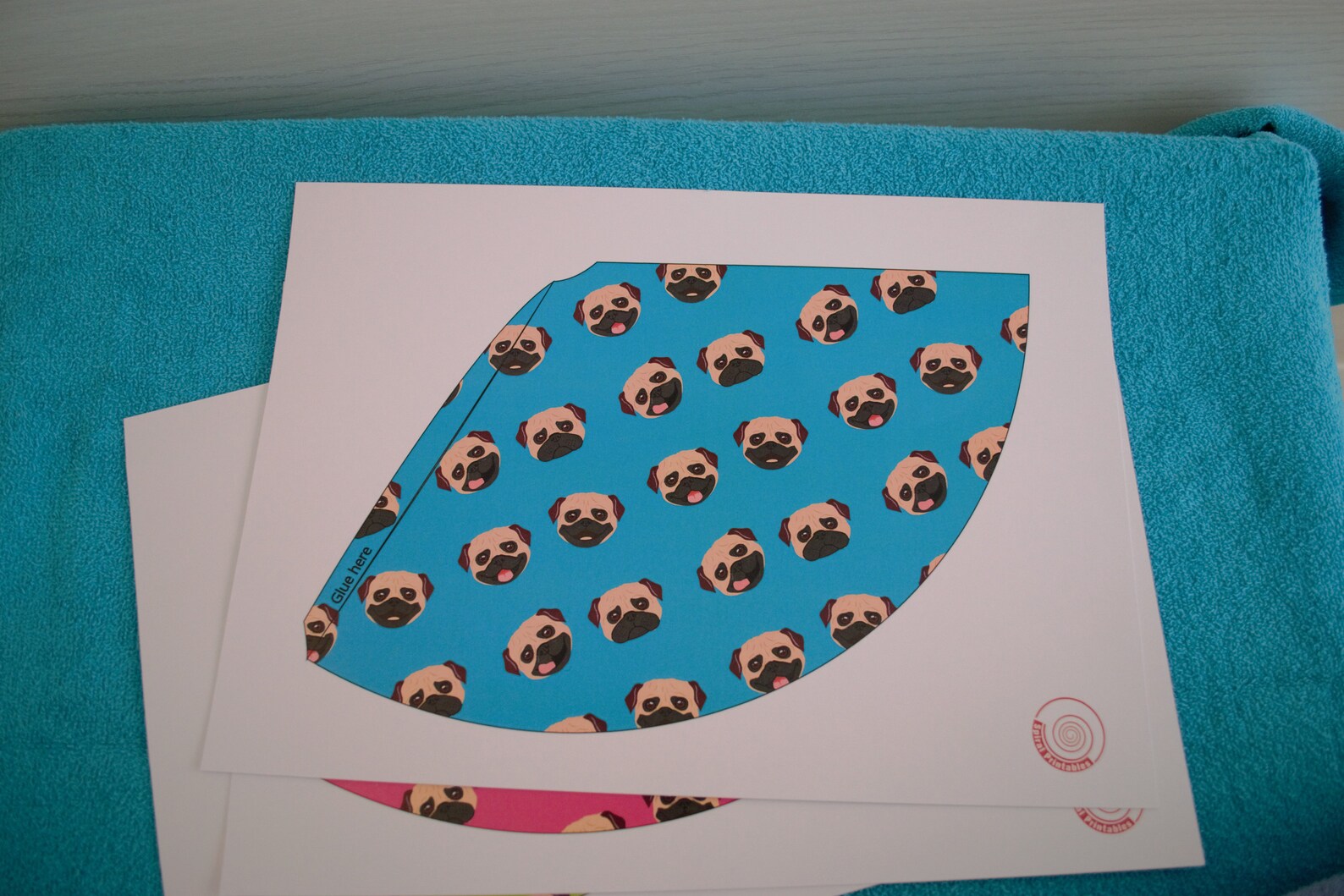 Printable Hat- Pug Dog Party Hats, Pug Dog, Party Ideas, Theme Birthday ...