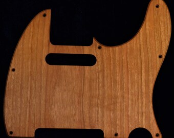 Aged Cherry Solid Wood Telecaster Style Pickguard Standard #805