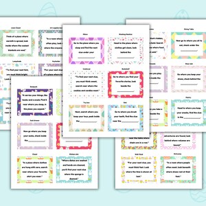 Chasse au trésor de Pâques pour les enfants, Jeu de Pâques en salle, Indices de chasse au trésor, Indices de chasse de Pâques, Chasse aux œufs de Pâques, Activités de Pâques pour les enfants image 4