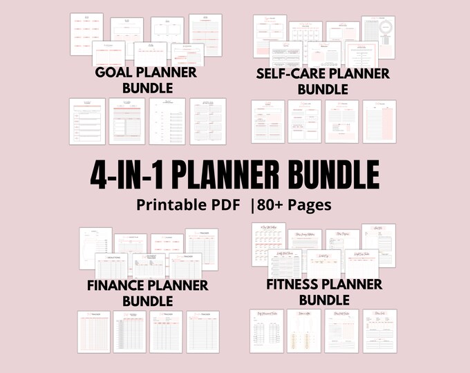 Ultimate Life Planner Printable Bundle | Adhd Productivity Planner ...