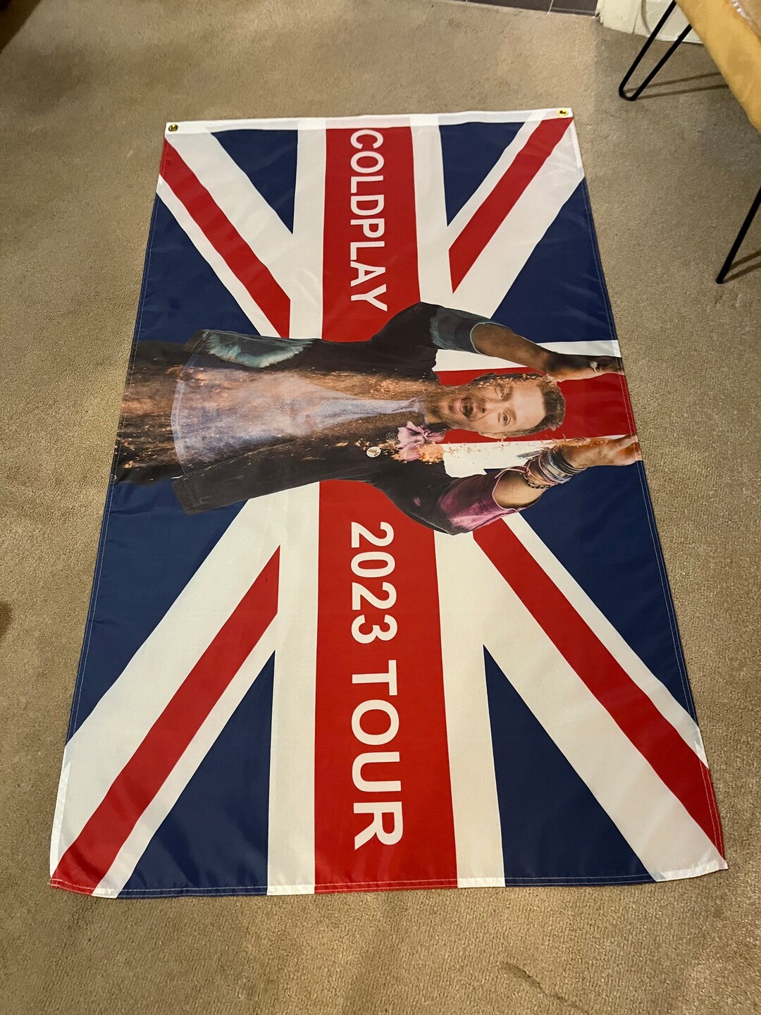 Coldplay Flag 5FT X 3FT Music Flag Brand New Sealed Packaging Etsy