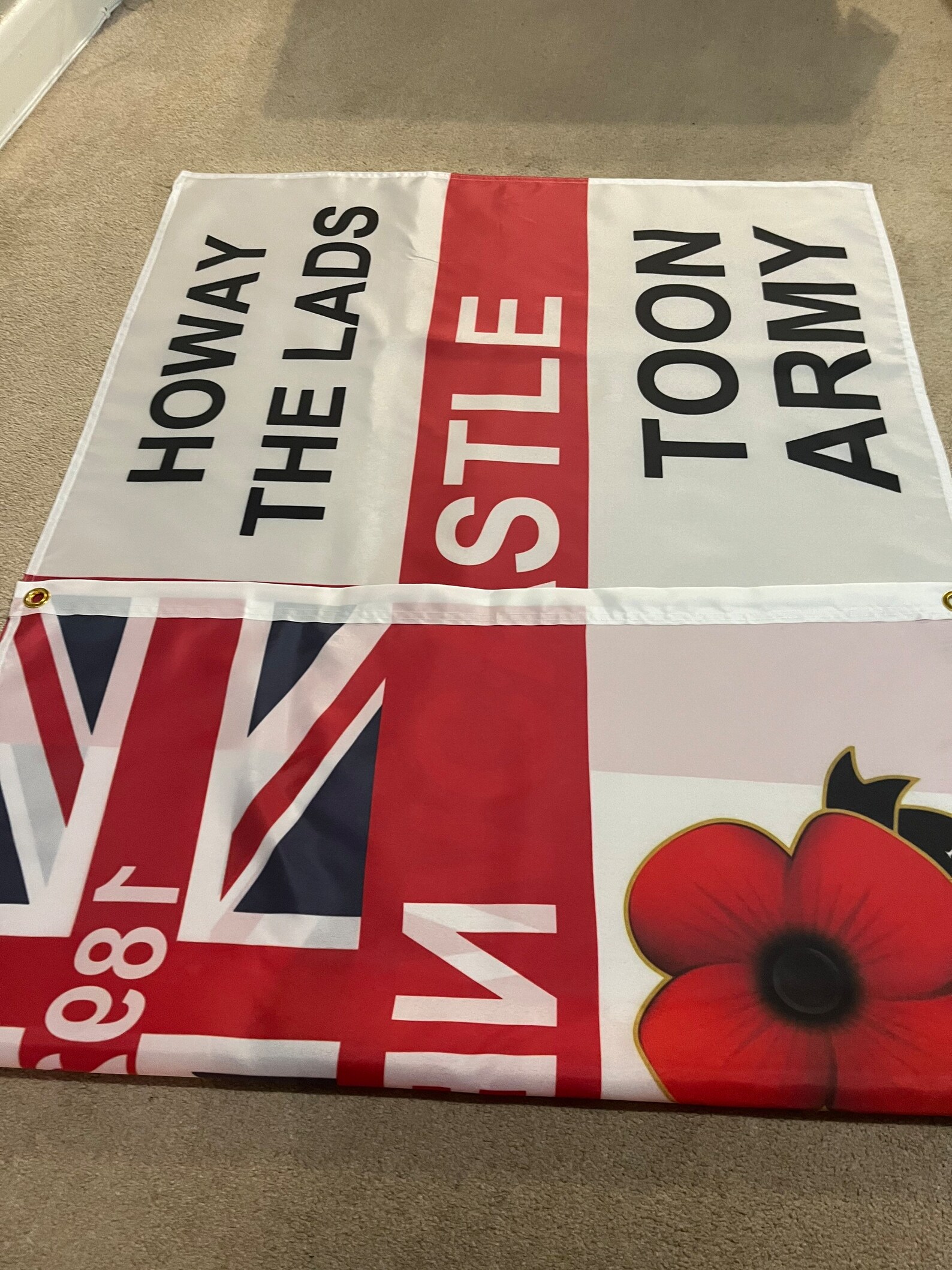 Newcastle United Flag 5FT X 3FT Etsy