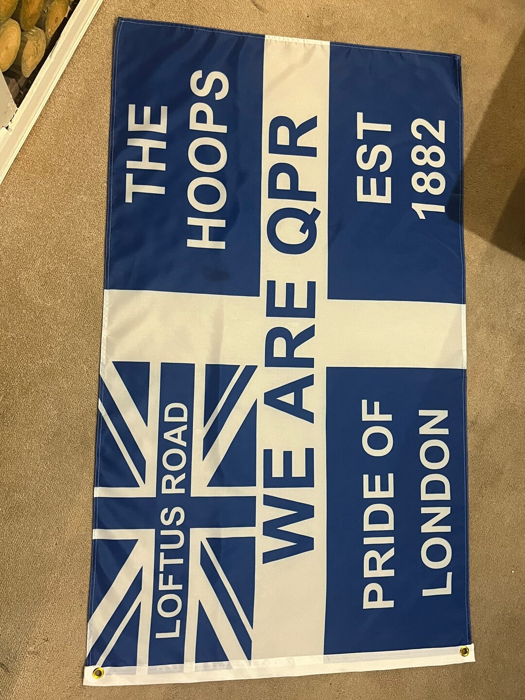 QPR Flag 5FT X 3FT Football Flag Etsy