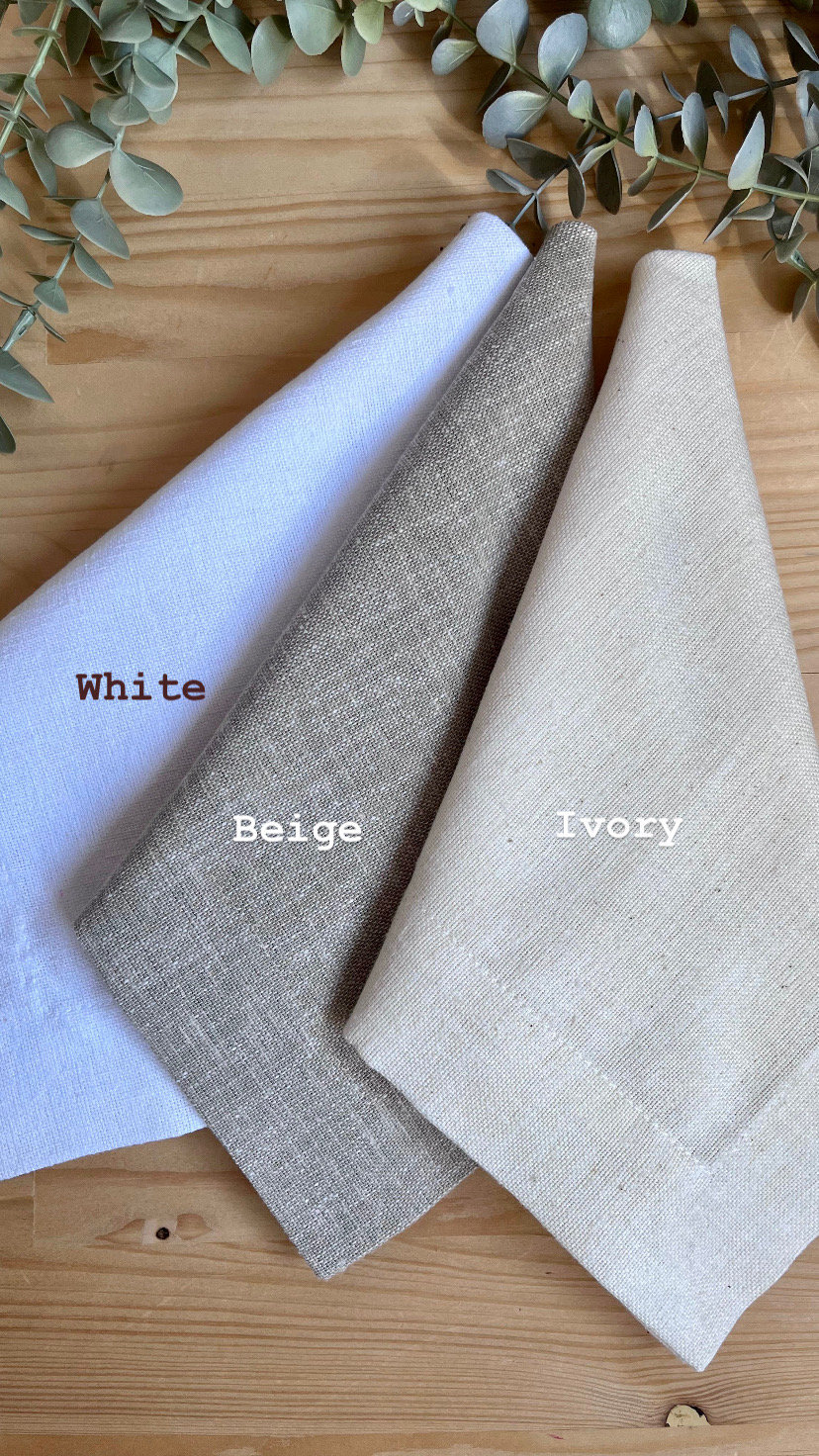 Peter Rabbit Easter Napkins - Embroidered linen napkins -Easter Tablescape- Easter gift - Hostess gift-
