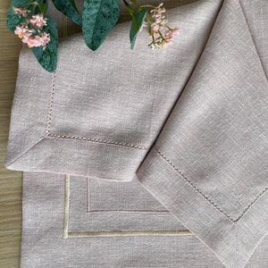 Linen Napkin & Placemat set | Table linen Set | Housewarming | Wedding Napkin | Party Napkin |