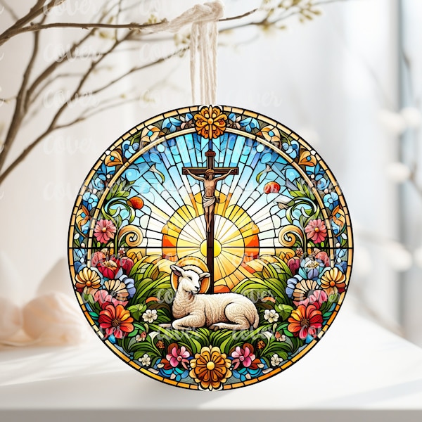 PNG Digital File Easter Design, Round Design Great for Sublimation onto Metal Signs, Ceramic, Ornaments, Etc.