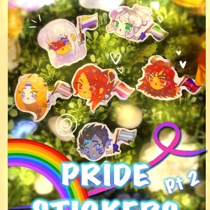 Ninja Go Pride Flag Stickers Pt 2