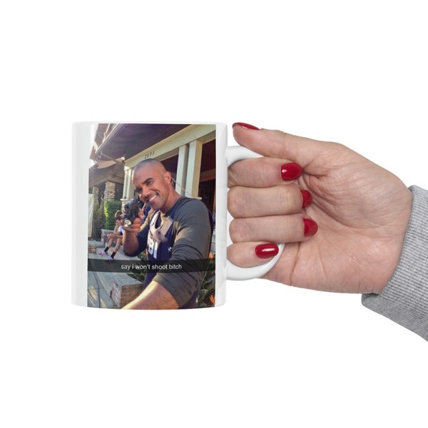 Derek Morgan Criminal Minds Mug | Funny Meme Ceramic Mug 11oz