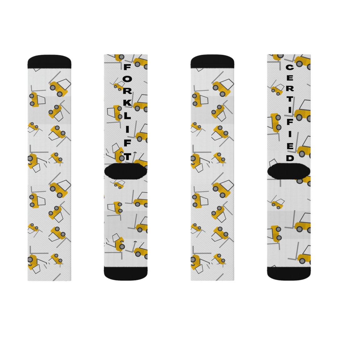 Funny Forklift Certified Socks Etsy