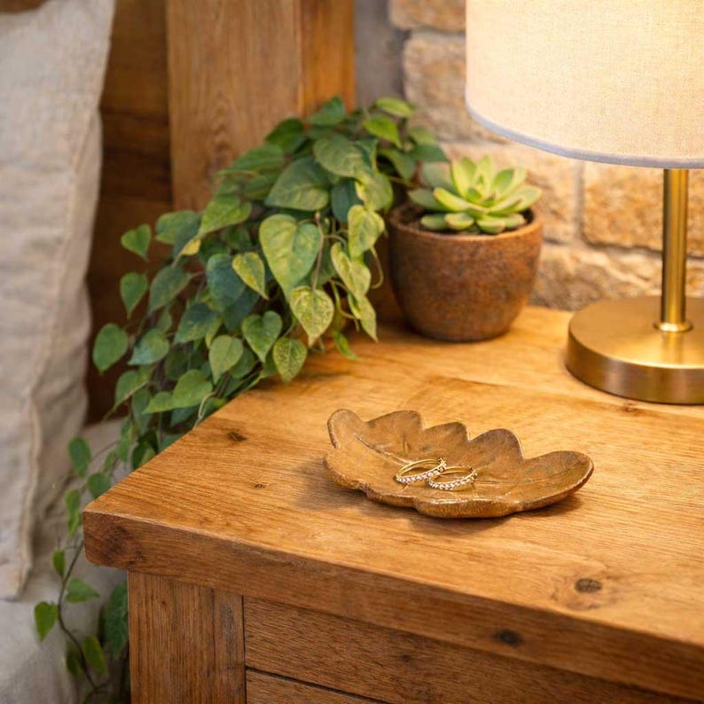 light brown ceramic leaf plate - oak leaflight brown ceramic leaf dish - oak leaf stoneware plate