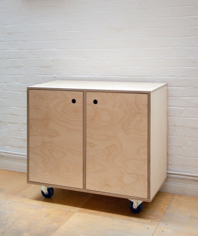 Birch Ply With Doors Customisable Internal Shelves Etsy