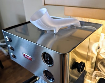 No-Spill Espresso Machine Water Tank Funnel – Fits Breville, Lelit, Profitec & More