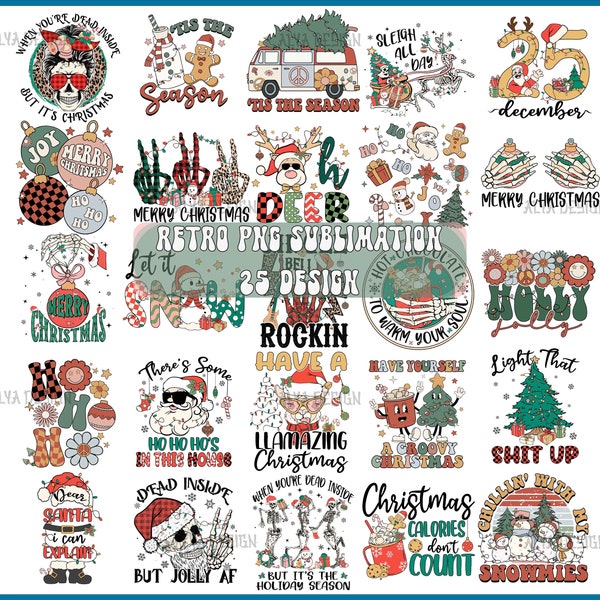 Christmas Png Bundle, PNG Sublimation Designs, Merry Christmas Png, Christmas Png, Winter PNG, Santa Claus PNG, Bundle Png, Instant Download